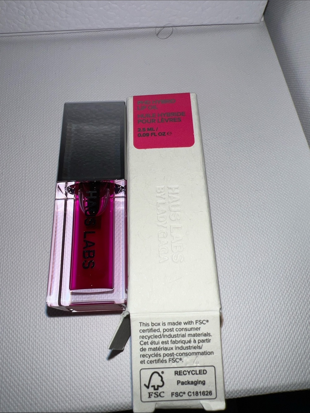 Haus Labs Bio-Radiant Gel-Powder Highlighter in Moonstone + small size Lip Oil - Picture 6 of 8